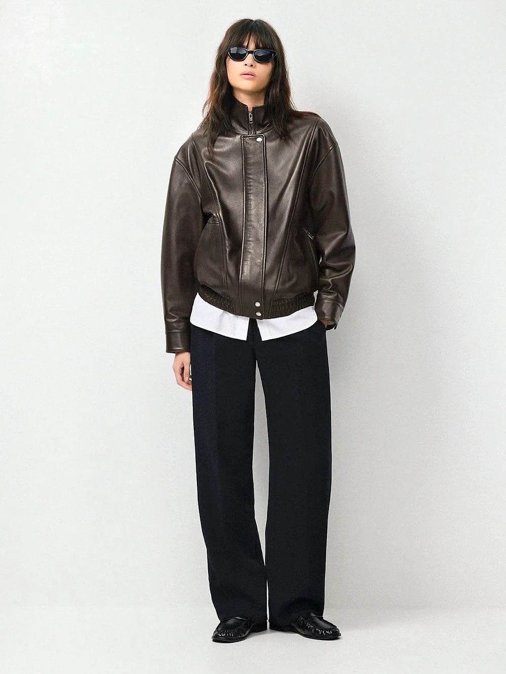 Aritzia The Effortless Pant™ Lo-Rise - Crepette™, Size 2 Regular, Black